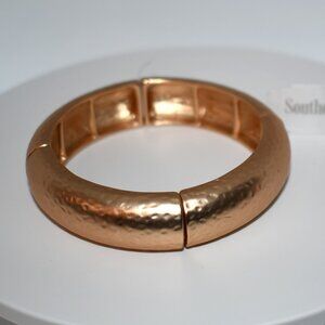 Southern Living Gold Hammered Slip On Bracelet #D85915GLD NWT  Details:  Stretch